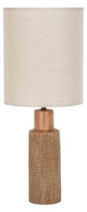 Lampa Stołowa COREP, Santal, biały, salon, ceramika