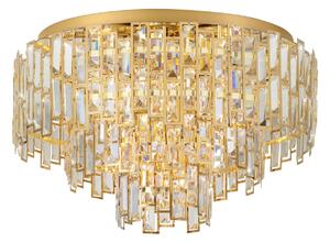 Lampa Sufitowa Stars of Light, Calmeilles, ściemnialny, złoty | mosiężny, salon, szkło