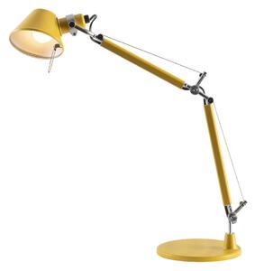 Lampa Stołowa Artemide, Tolomeo Micro, żółty, gabinet | pracownia, metal, design