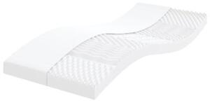 Sofa rozsuwana z materacami, ciemnoszara, 80x200 cm, tkanina