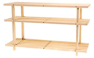 ATMOWOOD Szafka na buty drewniana 77 × 26 × 45 cm