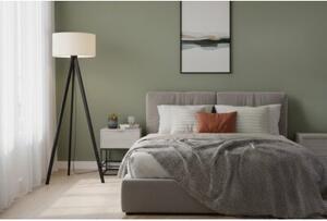 Lampa podłogowa trójnóg czarny Light Home LH Gaja 1xE27 44cm abażur walec kremowy