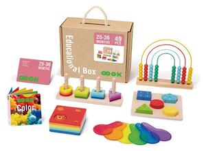 TookyToy Zestaw edukacyjny Montessori dla dzieci w wieku 25–36 miesięcy