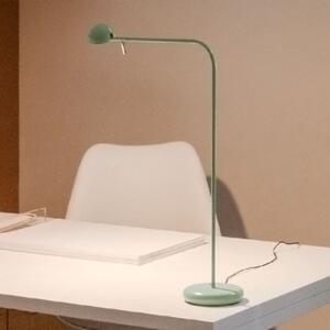 Lampa Stołowa Vibia, Pin, zielony, gabinet | pracownia, metal, nowoczesny