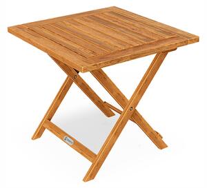 Casaria Stolik ogrodowy z drewna akacjowego 46 × 46 cm