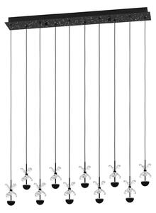 Lampa Wisząca Stars of Light, Pianopoli, ściemnialny, czarny, jadalnia, metal, design