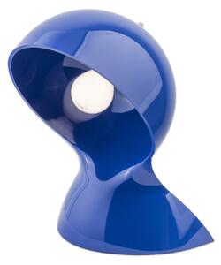 Lampa Stołowa Artemide, Dalú, niebieski, salon, tworzywo sztuczne, design