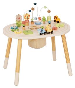 TookyToy Drewniany stół do aktywności