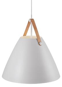 Lampa Wisząca DFTP by Nordlux, Strap, ściemnialny, biały, salon, metal, skandynawski