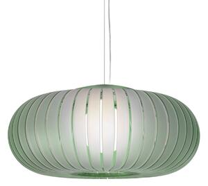 Lampa Wisząca Kartell, Teresa Frozen, zielony, salon, tworzywo sztuczne, design