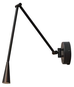Lampa Ścienna 101 COPENHAGEN, ściemnialny, czarny, salon, aluminium, design