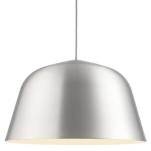Lampa Wisząca Muuto, ściemnialny, szary, salon, aluminium, design