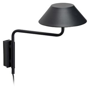 Lampa Ścienna Hübsch, COVER, czarny, salon, metal, nowoczesny