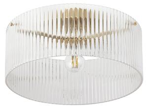 Lampa Sufitowa Lucande, Meritt, ściemnialny, transparentny, salon, szkło, nowoczesny