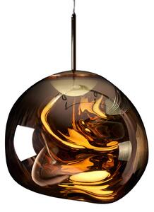 Lampa Wisząca Tom Dixon, Melt Mini, ściemnialny, złoty | mosiężny, salon, tworzywo sztuczne, design