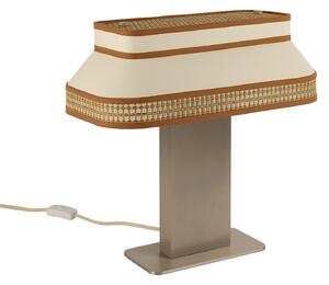 Lampa Stołowa MARKET SET, Square, beżowy, salon, tkanina | tekstylia, design