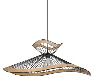 Lampa Wisząca COREP, Mekong, ściemnialny, czarny, salon, metal