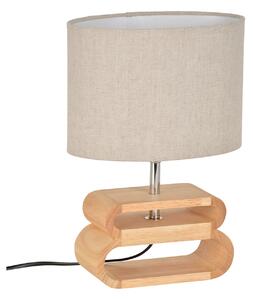 Lampa Stołowa COREP, Oslo, beżowy, salon, tkanina | tekstylia, skandynawski