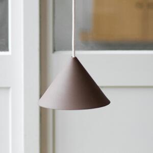 Lampa Wisząca Moebe, Ceramic Cone, ściemnialny, brąz rdzawy, salon, ceramika, design