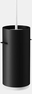 Lampa Wisząca Moebe, Tube, ściemnialny, czarny, salon, aluminium, design