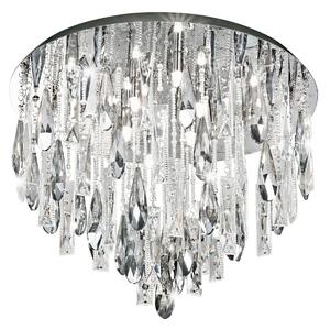 Lampa Sufitowa Stars of Light, Calaonda, chromowy, salon, stal szlachetna