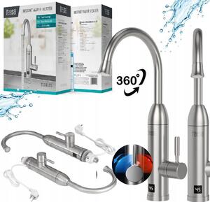 Przepywowy podgrzewacz wody kran bateria kuchenna Teesa TSA4105 LED3500