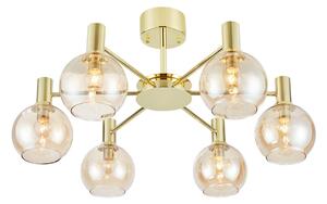 Lampa Sufitowa Markslöjd, Ambra, ściemnialny, beżowy, salon, metal