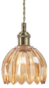 Lampa Wisząca Markslöjd, Gotta, antyczny mosiądz, salon, szkło