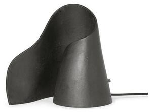 Lampa Stołowa ferm LIVING, Oyster, ściemnialny, czarny, salon, aluminium, design