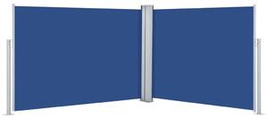 Zwijana markiza boczna, niebieska, 120 x 1000 cm