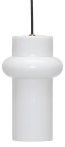 Lampa Wisząca Hübsch, Pilule Up, ściemnialny, biały, salon, szkło, skandynawski