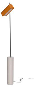 Lampa Podłogowa Hübsch, Reflector, ściemnialny, pomarańczowy, salon, metal, skandynawski