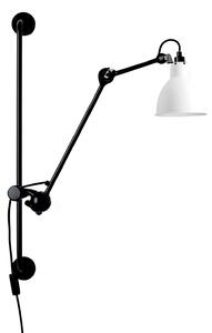 Lampa Ścienna Lampe Gras, 201 Round, czarny, salon, metal, design