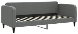 Sofa z funkcją spania, ciemnoszara, 80x200 cm, obita tkaniną
