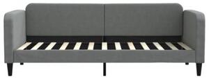 Sofa z funkcją spania, ciemnoszara, 80x200 cm, obita tkaniną