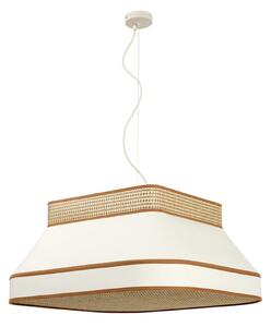 Lampa Wisząca MARKET SET, Square, ściemnialny, beżowy, jadalnia, tkanina | tekstylia, design