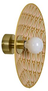 Lampa Ścienna MARKET SET, Gatsby, ściemnialny, beżowy, salon, tkanina | tekstylia, design
