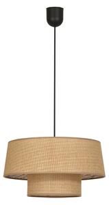Lampa Wisząca COREP, Mali, ściemnialny, brąz rdzawy, salon, papier | karton