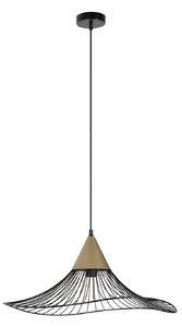 Lampa Wisząca COREP, Lizzie, ściemnialny, czarny, salon, metal