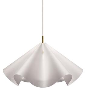 Lampa Wisząca Moebe, Sinuate, ściemnialny, biały, salon, papier | karton, design