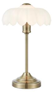 Lampa Stołowa Markslöjd, Kurage, antyczny mosiądz, salon, szkło