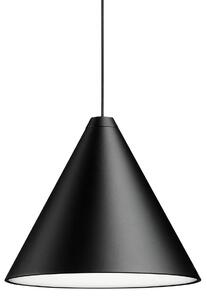 Lampa Wisząca FLOS, STRING, ściemnialny, czarny, salon, aluminium, design