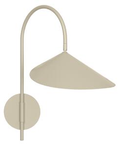 Lampa Ścienna ferm LIVING, ściemnialny, beżowy, salon, aluminium, skandynawski