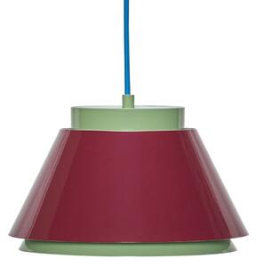 Lampa Wisząca Hübsch, Remi, ściemnialny, zielony, salon, metal, skandynawski