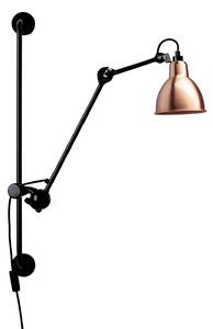 Lampa Ścienna Lampe Gras, 201 Round, czarny, salon, metal, design