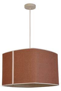 Lampa Wisząca MARKET SET, Dolce, ściemnialny, brąz rdzawy, jadalnia, tkanina | tekstylia, design