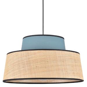 Lampa Wisząca COREP, Mallorca, ściemnialny, beżowy, salon, tkanina | tekstylia