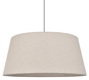 Lampa Wisząca COREP, Tambour, ściemnialny, beżowy, salon, tkanina | tekstylia