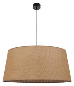 Lampa Wisząca COREP, Tambour, ściemnialny, brąz rdzawy, salon, papier | karton