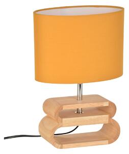 Lampa Stołowa COREP, Oslo, żółty, salon, tkanina | tekstylia